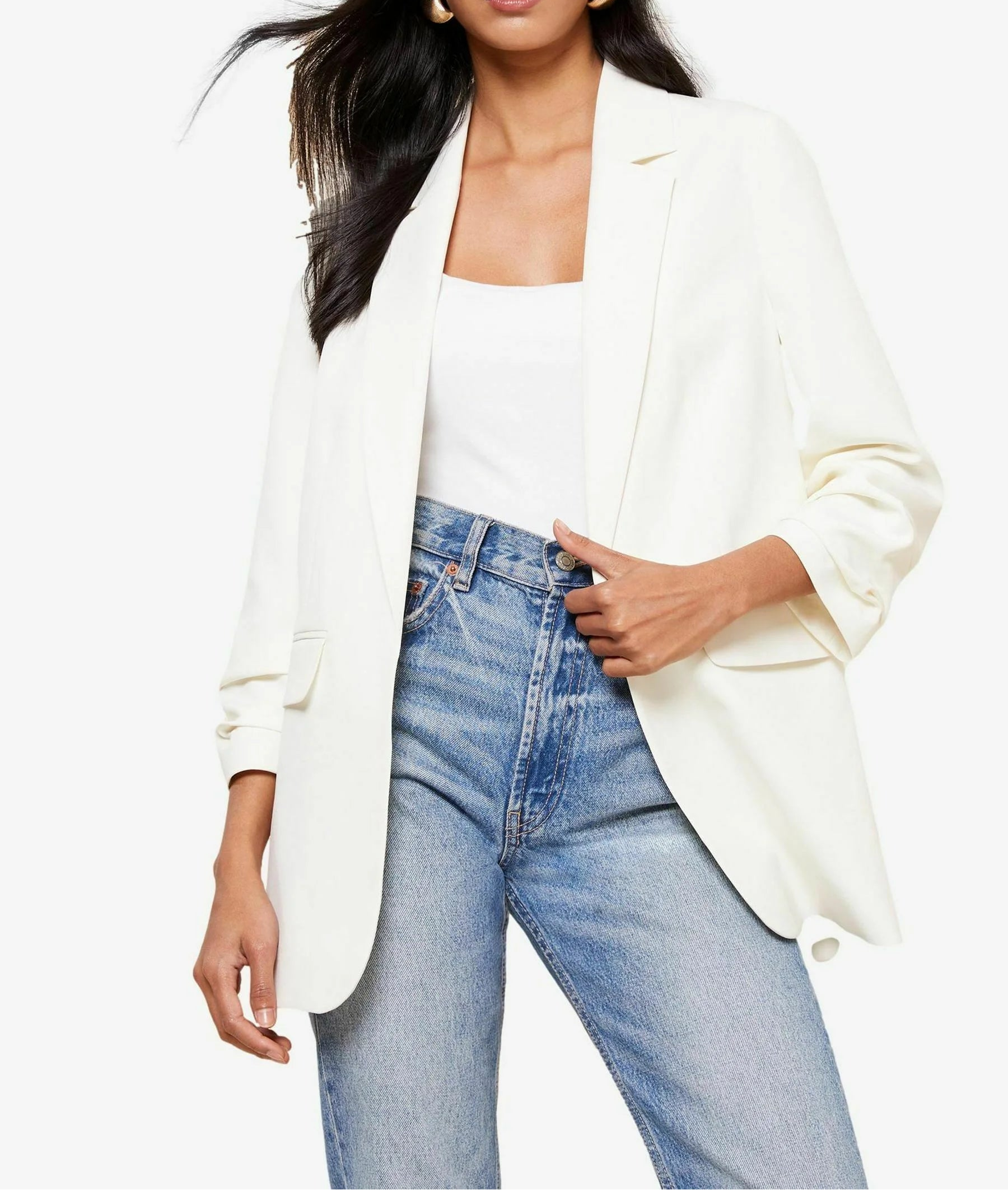 Blazer bella manga Fruncida