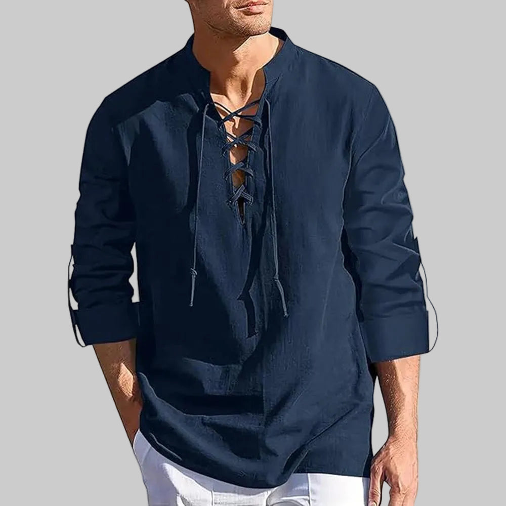 Camiseta retro con cordones Nick