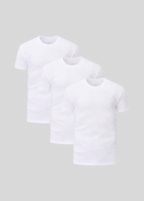 Camiseta de cuello redondo pack 3